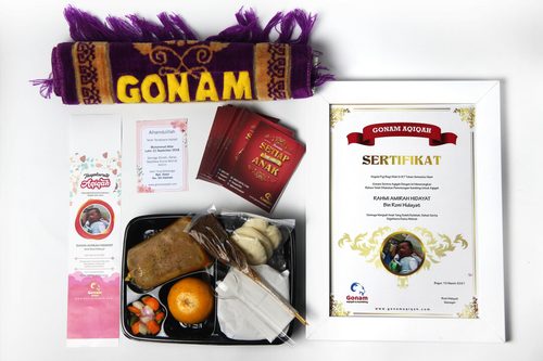 Paket Bento Tipe A dari Gonam Aqiqah harga Rp 2.200.000