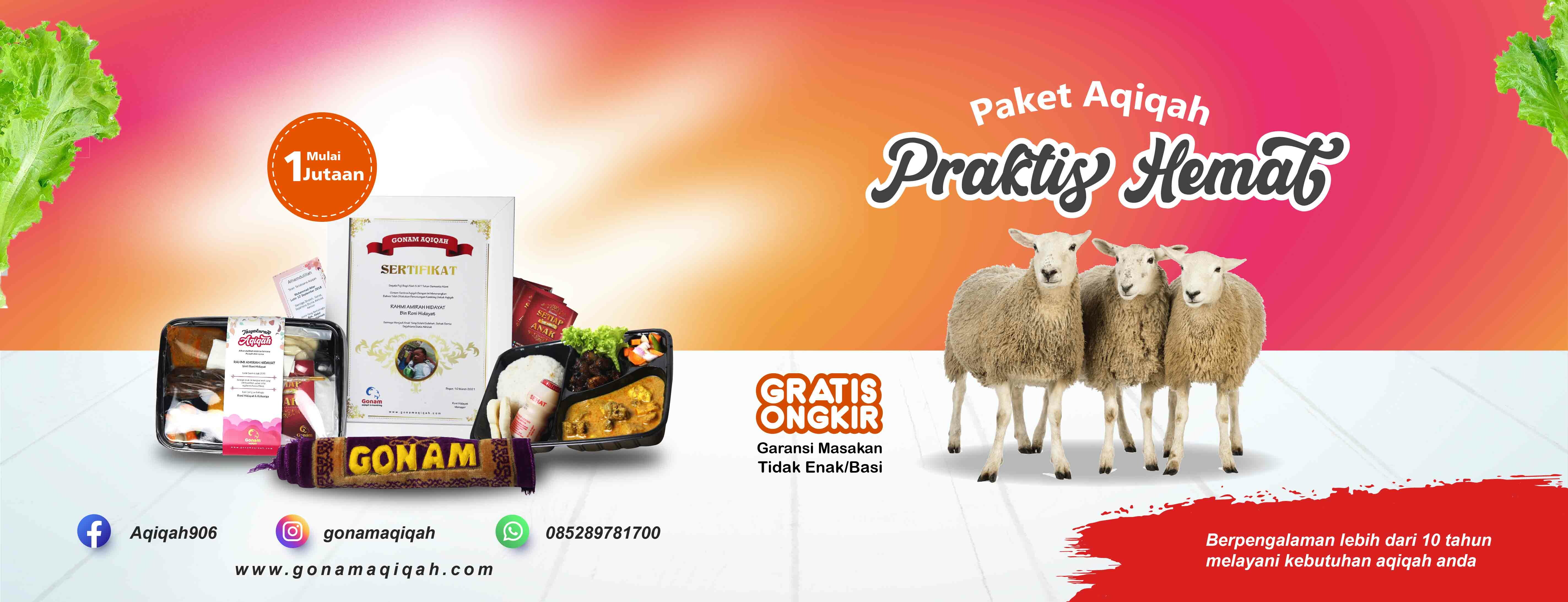 Gonam Aqiqah Banner