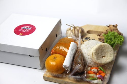 Nasi Box A dari Gonam Aqiqah harga Rp 13.000