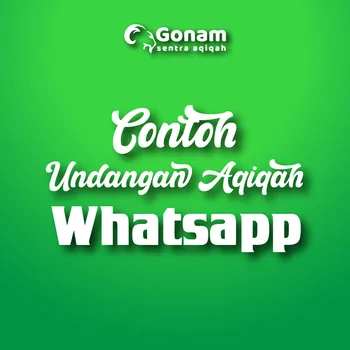 Contoh Undangan Aqiqah Whatsapp